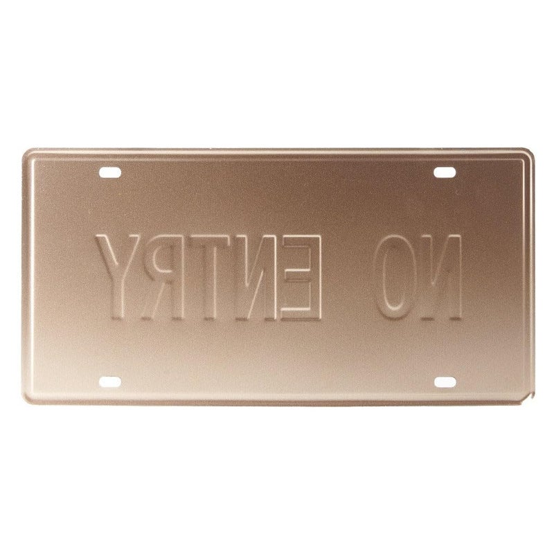 Eazywagon No Entry Multipurpose Metal Signs - License Wall Plate, Decorative Car Tag - Ideal for Cafe, Restaurant, Shop, Home, Hotel, Club, Office, Living Area - Image 3