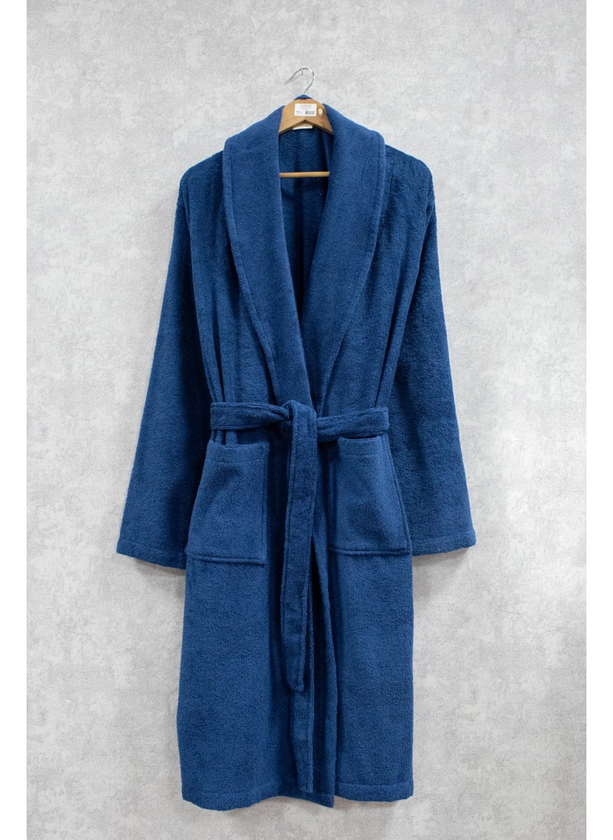 class 100% Cotton Shawl Loop Bathrobe  - Image 1