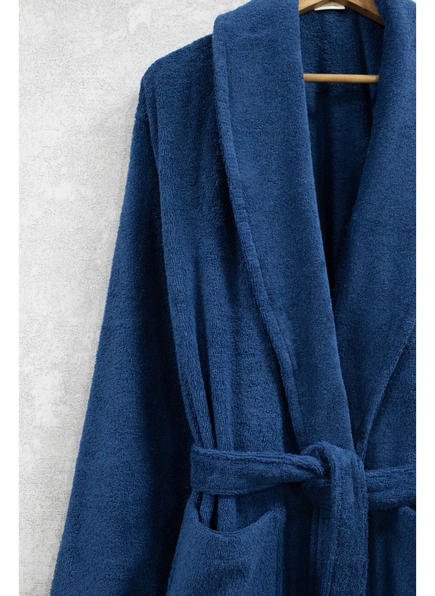 class 100% Cotton Shawl Loop Bathrobe  - Image 2