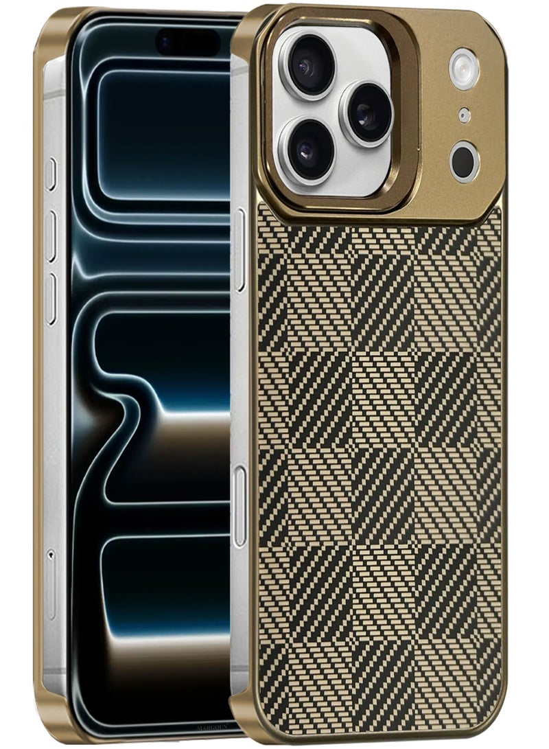 CATANES 3 Packs Magnetic MagSafe Case Cover for Apple iPhone 17 Pro - Ultra Slim Strong Protection Cover - Screen and Camera Guard - with Two 3D Screen Protectors - Obsidian Checkered Colour - Image 3