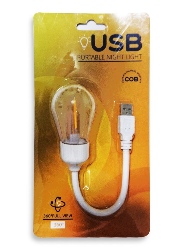 مصباح قراءة USB، مصباح قراءة LED صغير محمول، مع رقبة مرنة قابلة للدوران 360 درجة، مصباح قراءة للدراسة المنزلية للكمبيوتر، المكتب، القراءة، السفر، السلالم، الكتب - Image 3