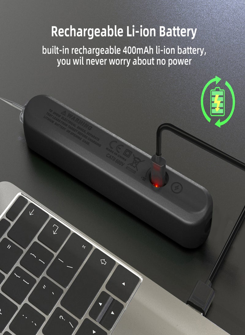 BSIDE S4X Digital 12-300V AC Voltage Tester Power Line Leakage Detector Electric Leakage Detect Pen EBTN Display Circuit Continuity Test Pen with NCV Voltage Sensing Live Wire Check Functions - Image 3