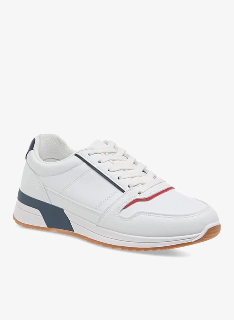 ال بي ال من شو اكسبرس سنيكرز رجالي برباط بتصميم متباين