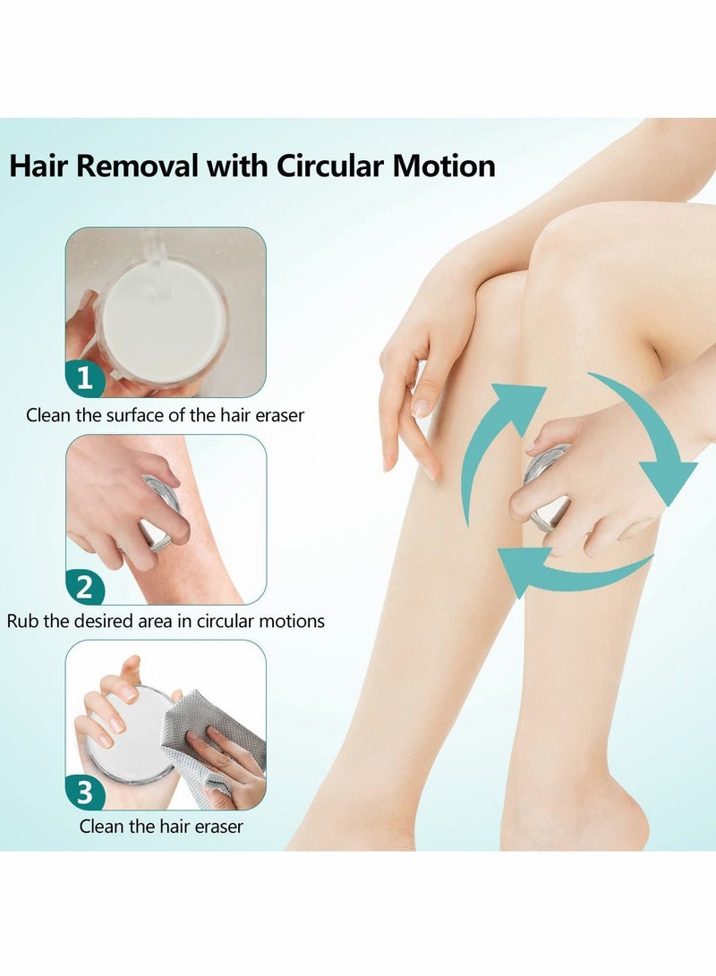 NIBEMINENT Luxury Bleame Crystal Hair Eraser, Magic Remover for Women Men, Diamond Painless Removal Exfoliation Soft Smooth Silky Skin, Fast & Easy Eraser Arms Legs Back Body - Image 2