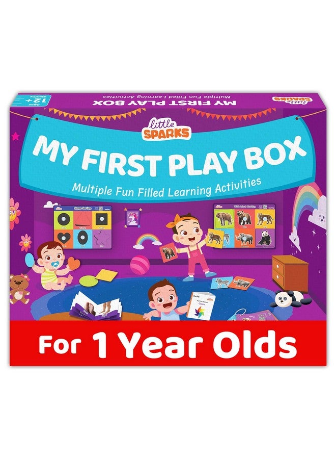 Smartivity Montessori Based Play Set for Toddlers - 1 Year Olds | 5 Preschool Learning Activity Kit | 1st First Birthday Gift for 1 Year Old Girl & Boy I Fine Motor Skills, Colors - Image 1