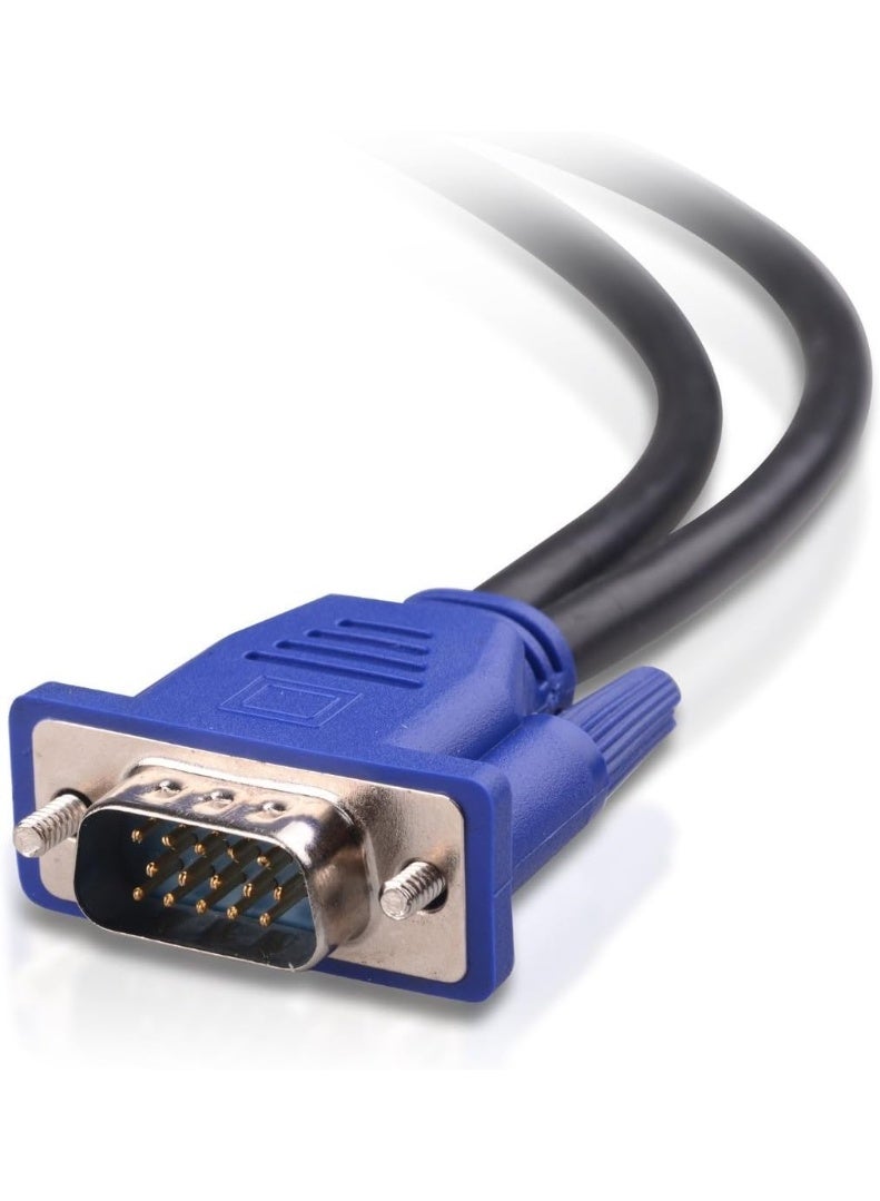 CABLE CONV 1ft VGA Splitter Cable Male to 2 Female Monitor Adapter High Resolution Video Splitter CableConv - Image 3
