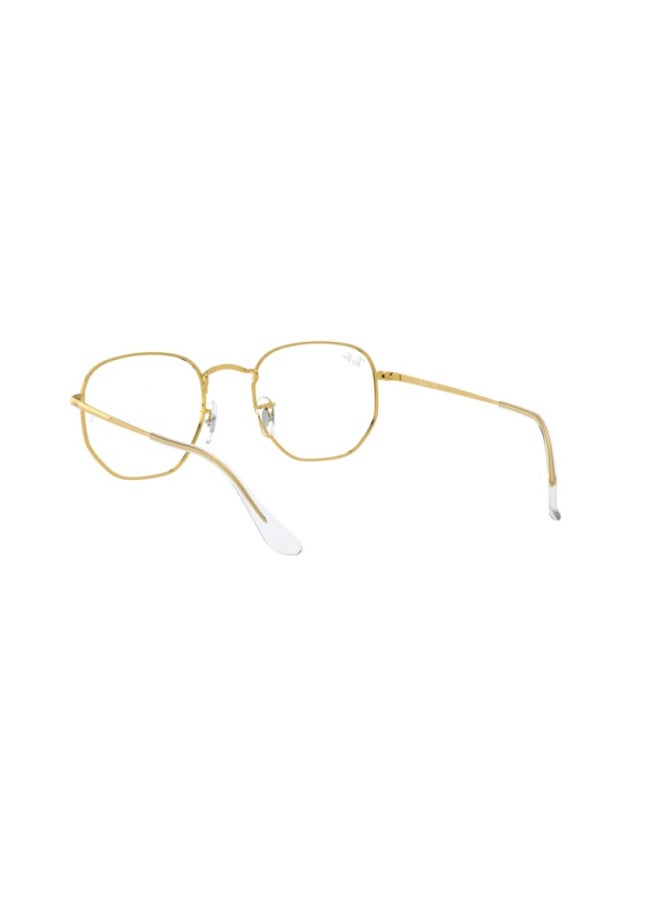 Ray-Ban Men Oval Shape Plastic Eyeglass Frames 3086 - Lens Size: 51 Mm - Legend Gold - Image 3
