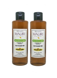 Amla Hibiscus Lemon Shampoo Pack Of 2 (420Ml) Brown (Kmamlhibicshx2)