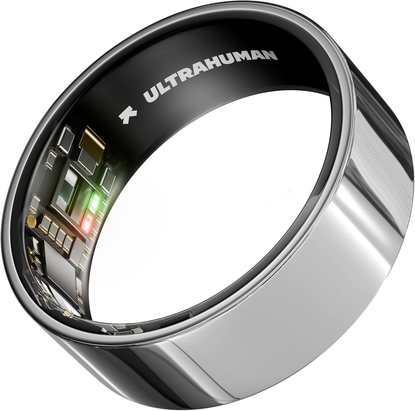 Ultrahuman Ring AIR - Advanced Sleep-Tracking Wearable, HRV & Temperature Monitoring, Track Workout, Movement & Recovery, Water Resistant, 6 Days Battery Life(Size 7)