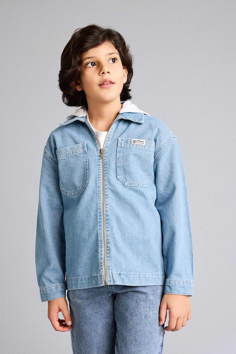 ديفاكتو جاكيت اولادي بكابيشون قابلة للإزالة - Image 3