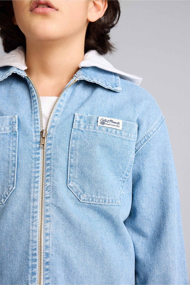 ديفاكتو جاكيت اولادي بكابيشون قابلة للإزالة - Image 4