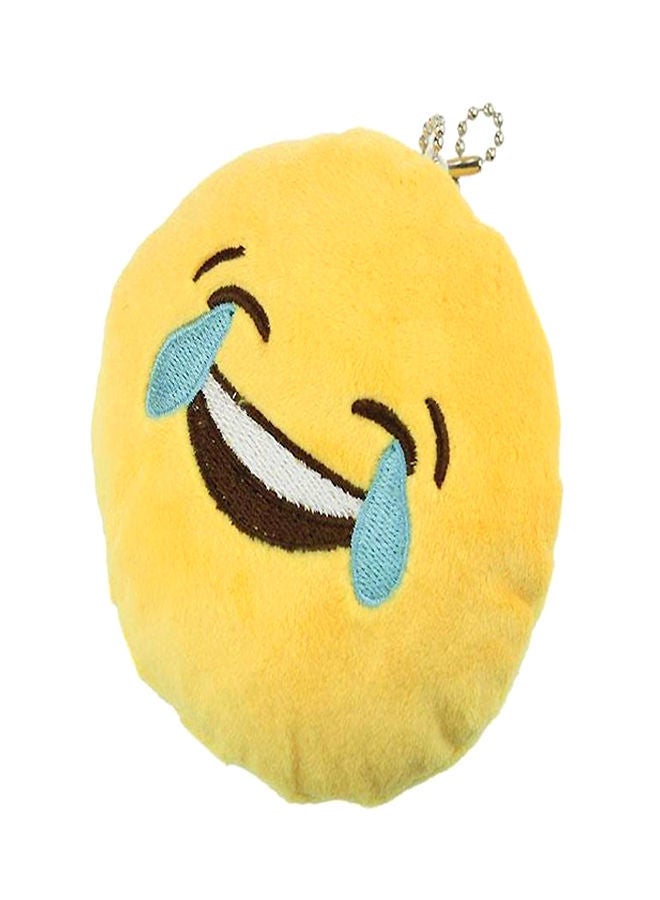 NIBEMINENT Emoji Emoticon Soft Stuffed Plush Key Chain