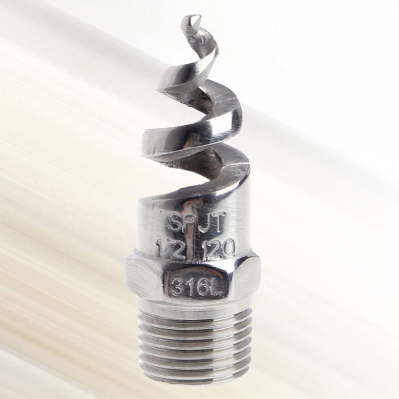 1Pc Stainless Steel 316L Nozzle Spiral Nozzle Rotating Nozzle Smoke Spray Nozzle Exhaust Gas Tower With Spiral Nozzle( ) - Image 3