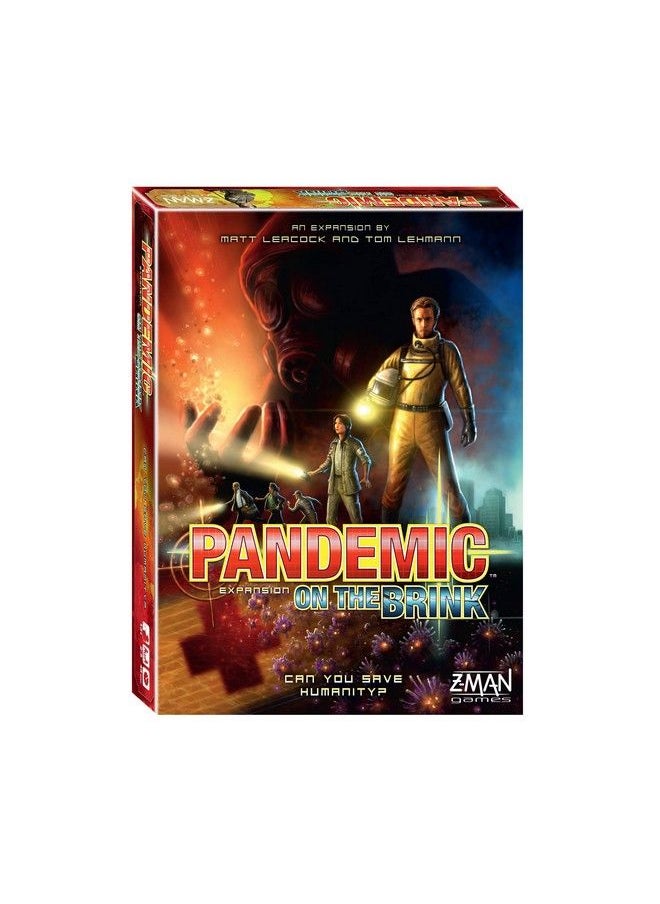 Z-Man Games - Pandemic On The Brink Board Game Expansion ; Family /Strategy /Cooperative Board Game ; Ages 8+ ;2 To 5 Players ; Average Playtime 45 Minutes ; Made By Zman Games , Red - Image 1