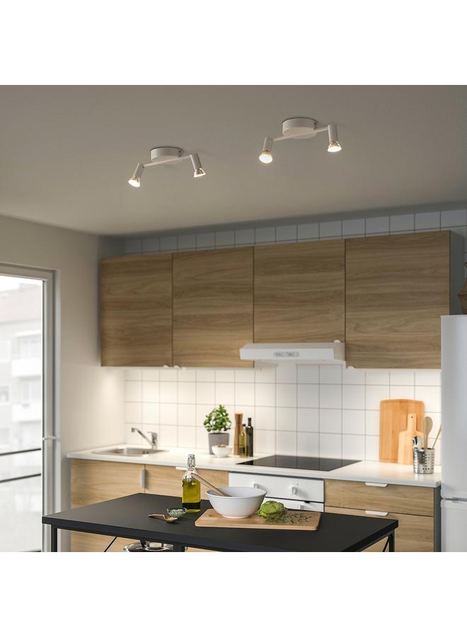 زبون كشاف سقف مع 2 بقعة، أبيض - Image 4