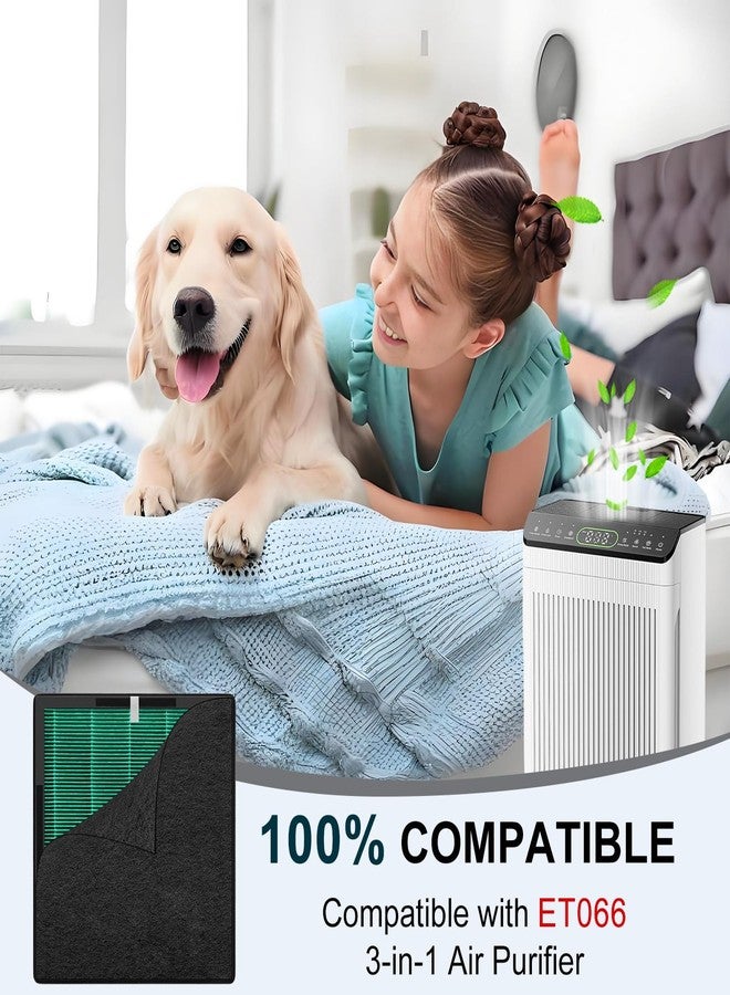 Molgoc Replacement Filter for Air Purifier,Compatible with Evalit ET066 Air Purifier,H13 True HEPA,2Pack. - Image 5