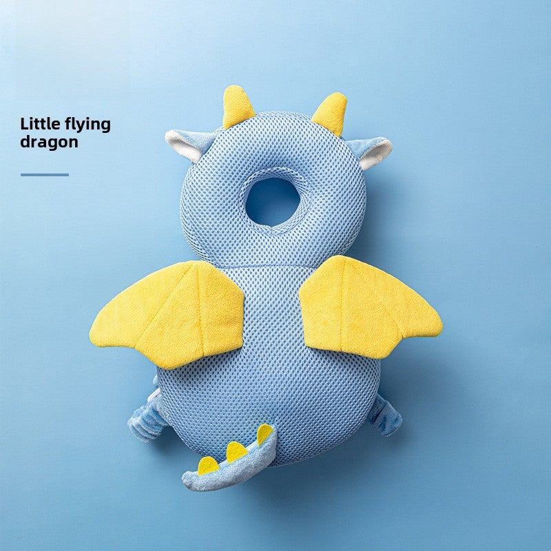 Baby Anti-Fall Pad Breathable Head Cushion Mesh-small flying dragon 