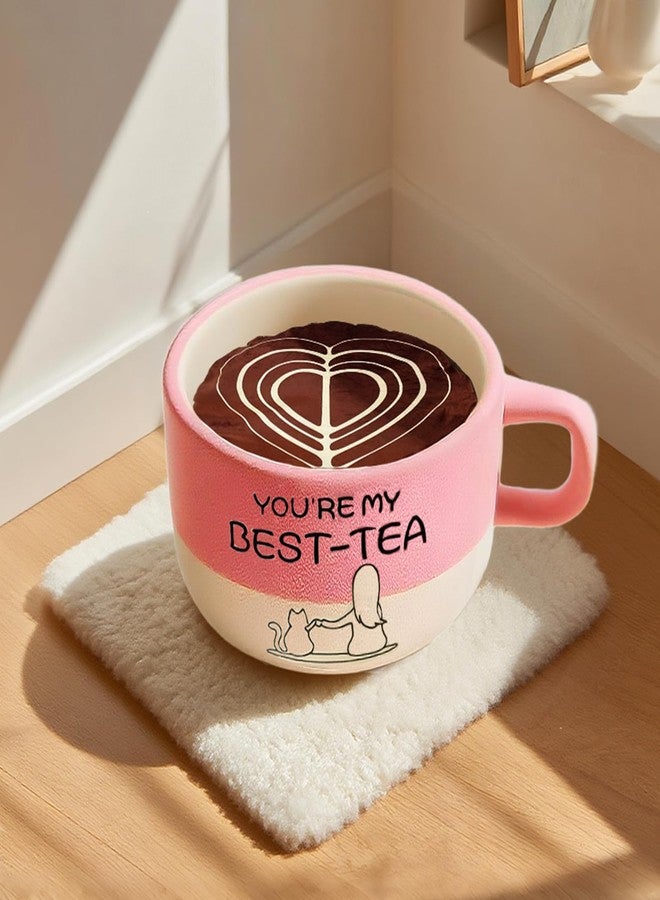 MOYMO Cute Cat Beds Kitten Beds, Soft Small Dog Beds, Washable Pet Beds for Puppy and Kitty, Funny Coffee Cup Shape, 20 Inch - Image 3