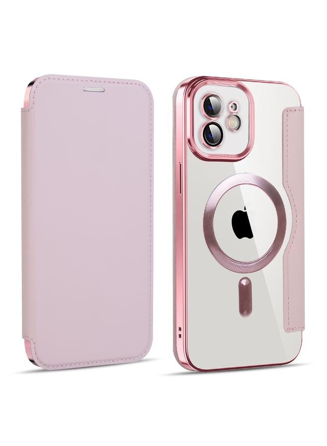 S-TOP Case For iPhone 11 MagSafe Magnetic RFID Anti-theft Leather Phone Case - Image 1