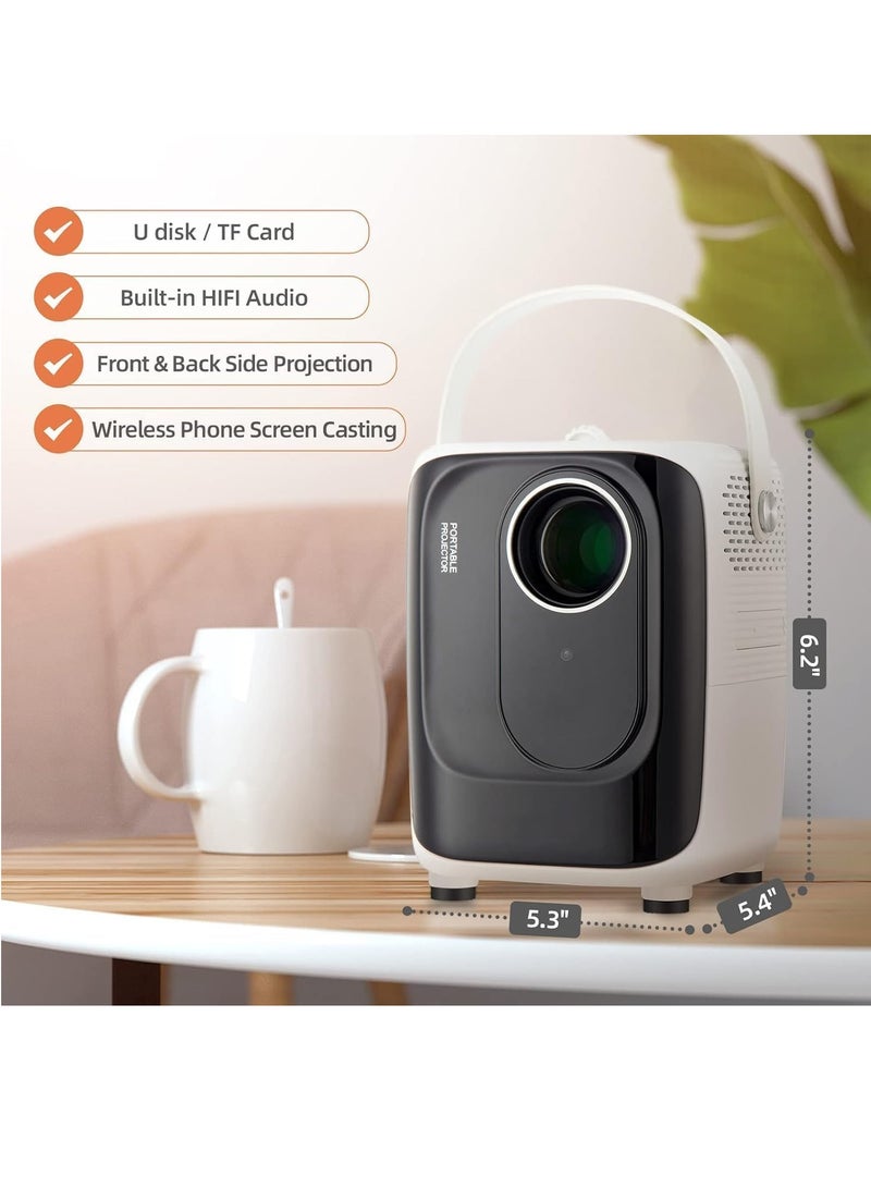 ELTRAZONE Mini Projector S10: 5G WiFi, 1080P HD, 8000 Lumens, and Bluetooth for Home Theater - Image 3