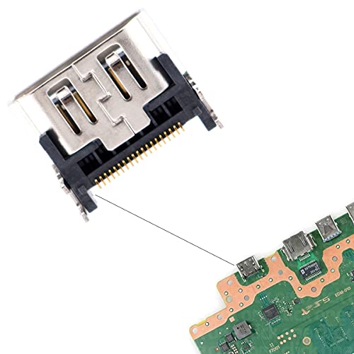 Deal4GO بديل منفذ HDMI من Deal4GO لجهاز سوني بلاي ستيشن 5 PS5 موصل مقبس عرض HDMI 2.1 (تم إصلاحه بدون إشارة) - Image 1