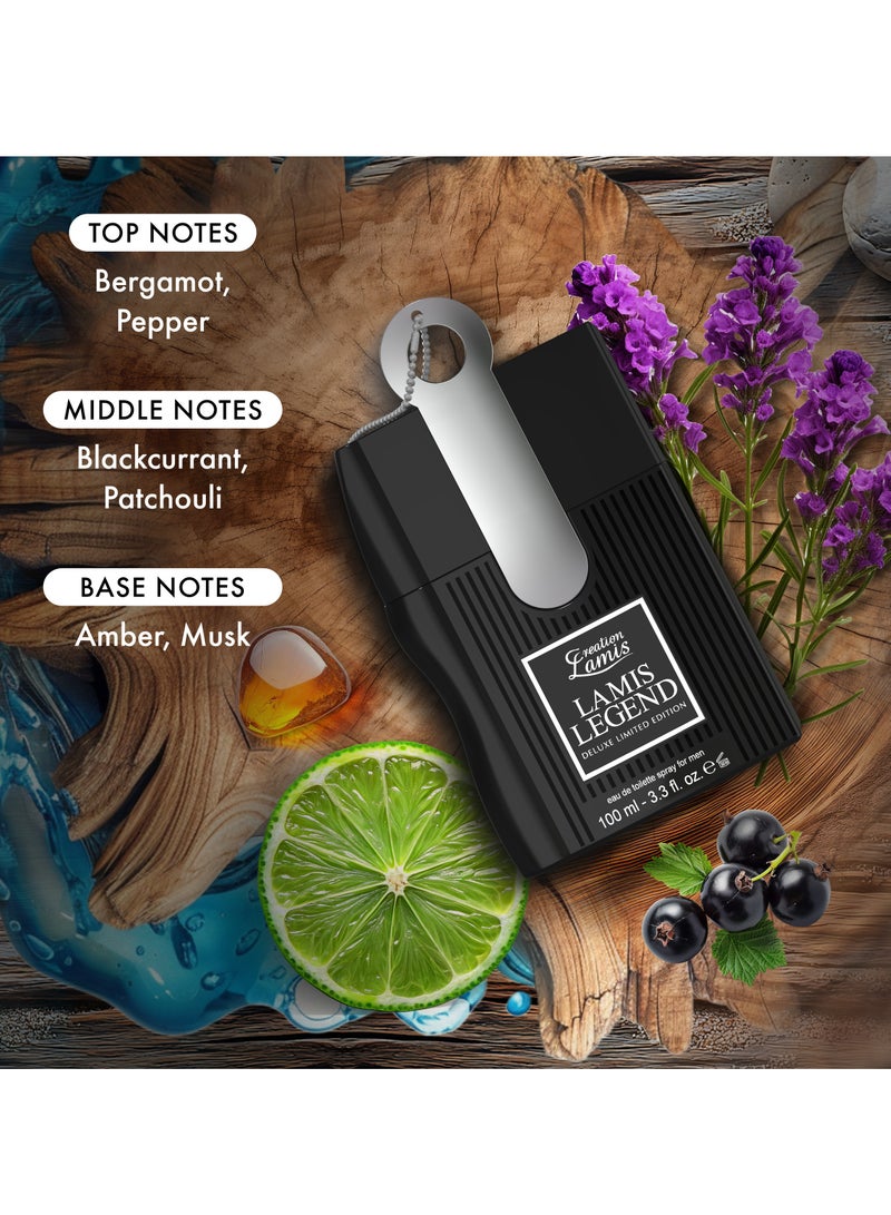 Creation Lamis Lamis Legend Eau de Toilette For Men 100ml - Image 3
