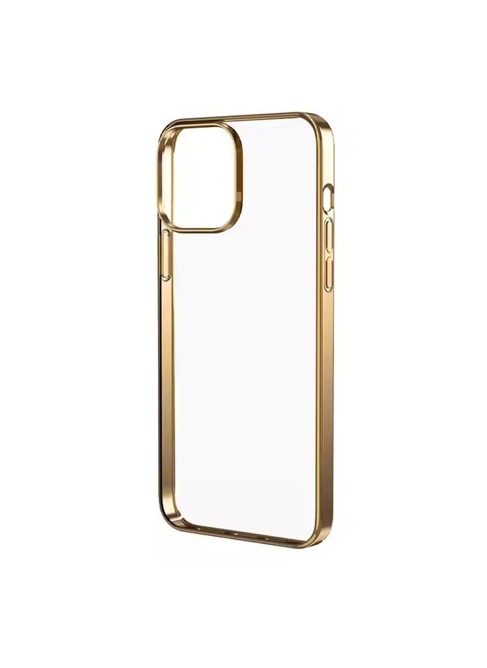 devia - Devia iPhone 13 Case Clear Drop and Scratch Resistant The protective case is specially designed to withstand drops from a height of up to 1.2 meters in Champagne Gold color - Image 1