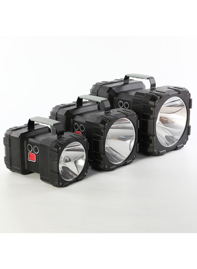 P70 Strong Light Portable Lamp LED Charging Long-range Double Head Floodlight Searchlight Outdoor Camping Work Warning Light-Color:W846 +(P70 +45 Patch)  - Image 2