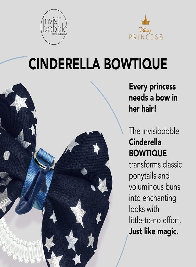 invisibobble إنفزيبوبل بواتيك - حلقة شعر لولبية مع رباط - أميرة ديزني سندريلا - ملحقات بزاوية مرنة قوية للنساء - لطيفة للفتيات والمراهقات والشعر الكثيف - Image 2