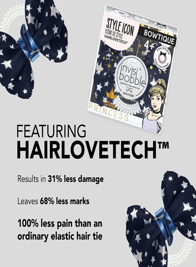 invisibobble إنفزيبوبل بواتيك - حلقة شعر لولبية مع رباط - أميرة ديزني سندريلا - ملحقات بزاوية مرنة قوية للنساء - لطيفة للفتيات والمراهقات والشعر الكثيف - Image 5