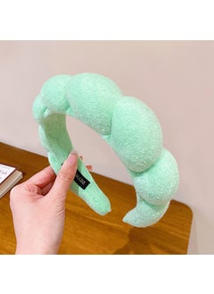 Twist Knotted Cloud Headband for Women Green