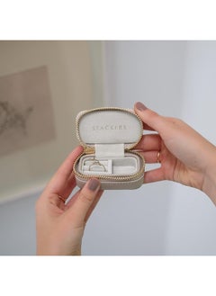 Stackers Stackers Petite Travel Jewellery Box, Large, Taupe  - Image 3