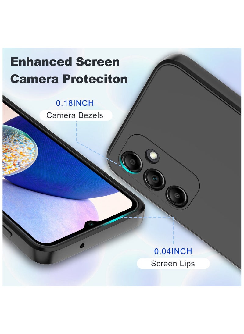 Generic - Samsung Galaxy A15 Case Cover Soft Silicone Slim fit Case Light weight Back Cover Matte Finish Shockproof Cover Anti fingerprint Case Designed For Samsung Galaxy A15 5G - Image 1