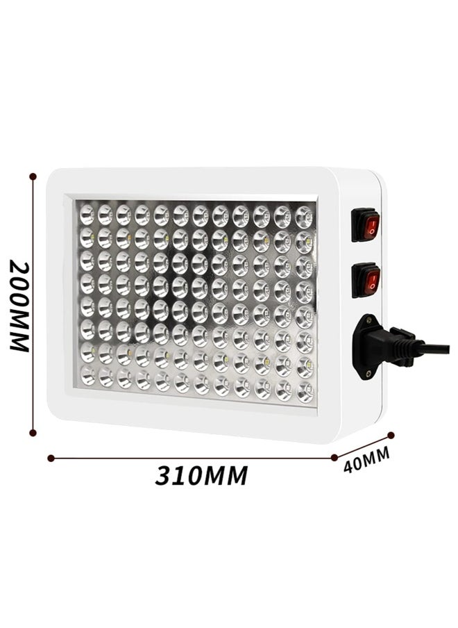 ماركة غير محددة ضوء نمو نباتات داخلية 192/287 LED طيف كامل قابل للتعديل برأس Swan 2 أوضاع تبديل لنمو الخضروات في البيوت الخضراء 1000 واط، 12.402 × 7.874 × 1.575 بوصة.  - Image 2