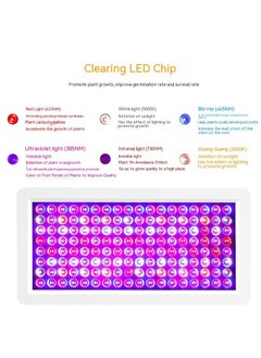 Generic Indoor Plant Grow Light 192/287 LED Full Spectrum Light Adjustable Swan Neck 2 Switching Modes for Indoor Grow Greenhouse Vegetables 1000 W, 12,402 x 7,874 x 1,575 in.  - Image 4