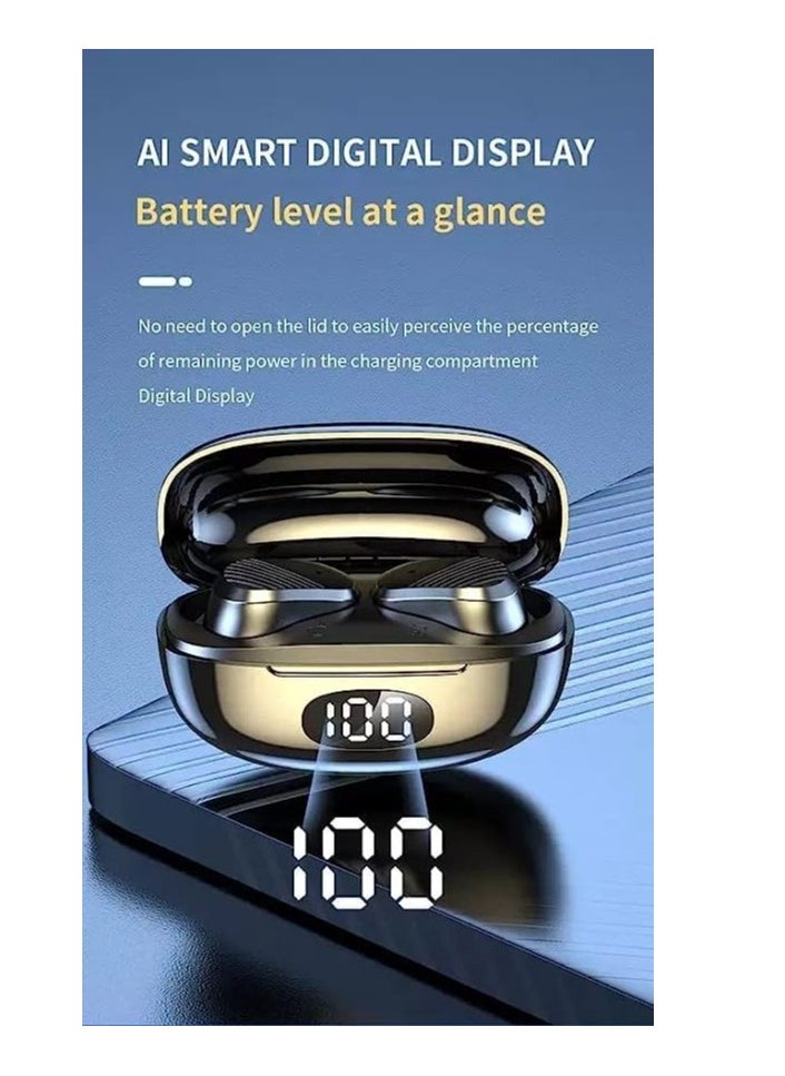 Generic - Wireless Earpiece Bluetooth Earbuds With Mic Bluetooth Headset Blue - Image 1