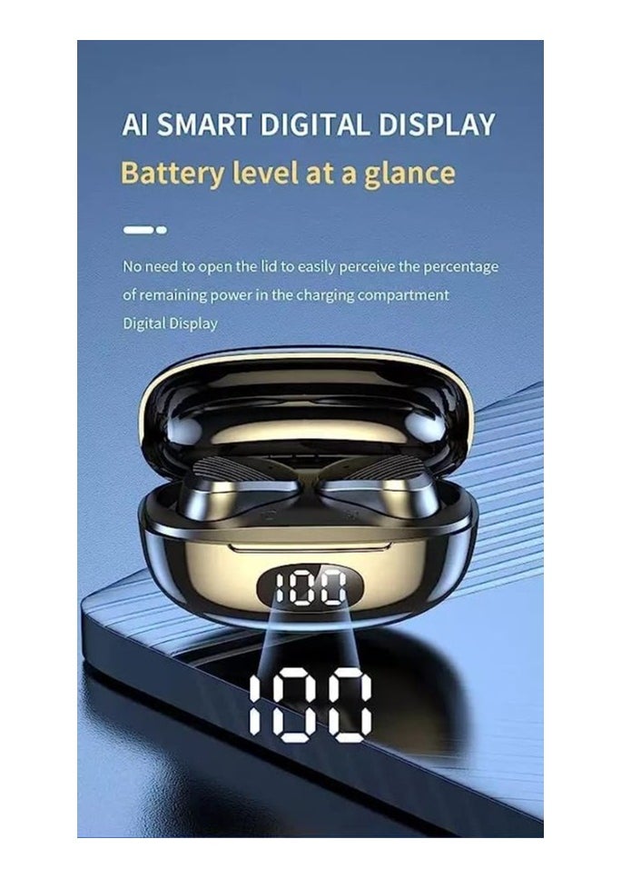 Generic - Wireless Earpiece Bluetooth Earbuds With Mic Bluetooth Headset Blue - Image 1