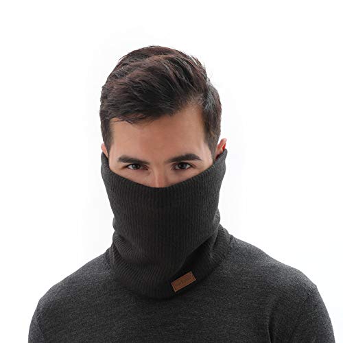 NovForth Winter Neck Warmer Men Ski, Neck Gaiter Face Scarf Women, Fleece Scarf for Men Gaiter Mask, Thick Windproof Scarves - Image 2