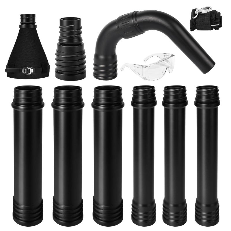 3 BUZZLETT Buzzlett Upgraded Universal Gutter Cleaning Tools for Leaf Blowers Compatible with Leaf Blower Brands EGO Power Worx Black Decker SUNCHERS HEINPRO RYAHT DEWALT etc Extends Up to 11FT - Image 2