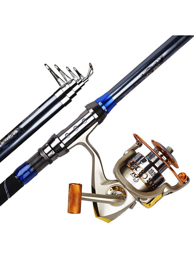 Grsaed Classic 2.4-meter Sea Rod Set, Long-distance Casting Rod, Spinning Rod, Fishing Rod, Sea Fishing Rod, Fishing Tackle Set - Image 1
