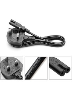 Eworld 2-Prong AC Power Cord Cable with Fuse – Compatible with Samsung, LG, Sony, TCL TVs, HP Printers, PS3/PS4/PS5, Laptops, Sound Bars & More – AC Wall Plug  - Image 5