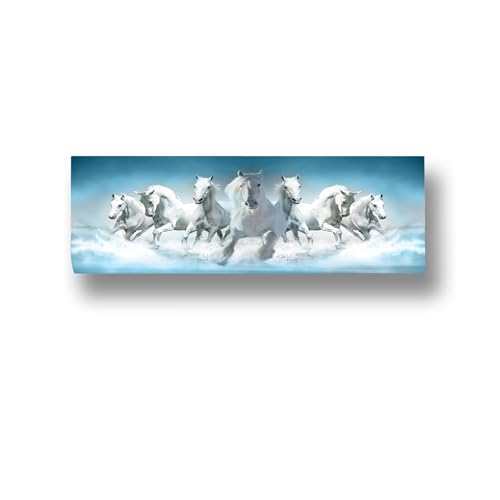 Ameedarshan Polyester Printed Air Conditioning Dust Cover Folding Designer Ac Cover For Indoor Split Ac 1.5 Ton (97X 31X 21 Cm ) (7 Horse) - Image 1