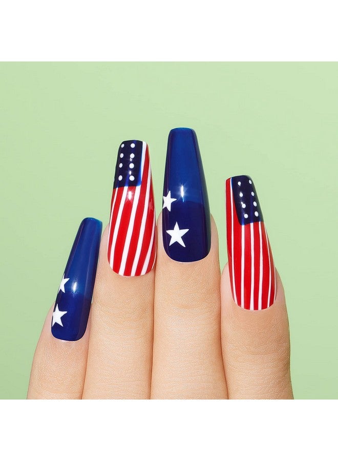آيميلي هلام مسمار البولندية الأحمر الأبيض الأزرق الداكن الألوان هلام البولندية نقع قبالة مسمار مصباح الشفاء جيل للأظافر ل 4th من يوليو مجموعة أدوات مانيكير 33 - Image 2
