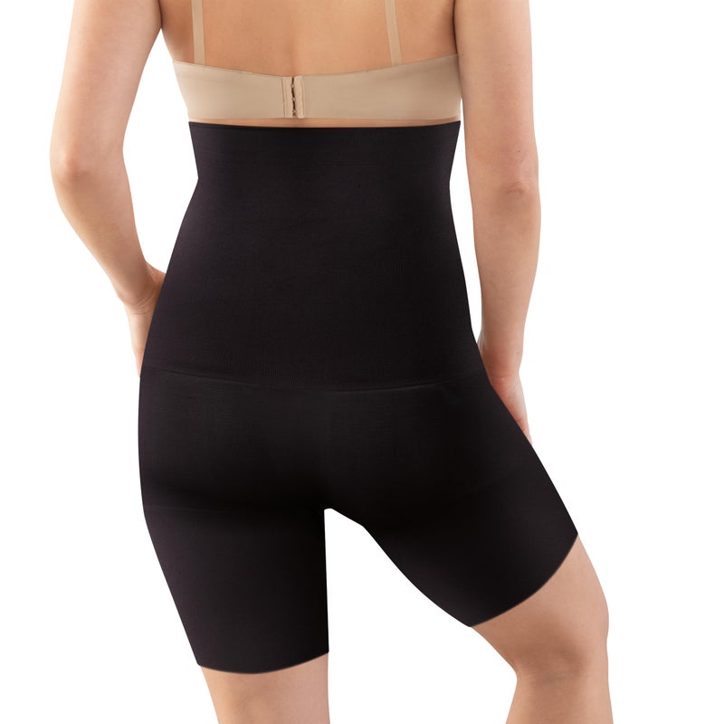 Maidenform womens Waist Slimmer thigh shapewear, Black, Medium US - Image 3