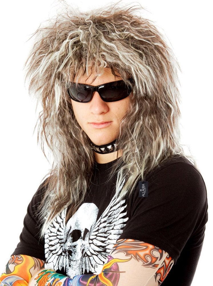 ALLAURA Compatible with Tina Turner Wig – 80s Rock Diva Wig for Women – Spiky Heavy Metal Hairstyle for Tina Costume, Retro Concert Looks Halloween, Music Icon Cosplay, Stage Performance, Party Outfit - Image 2