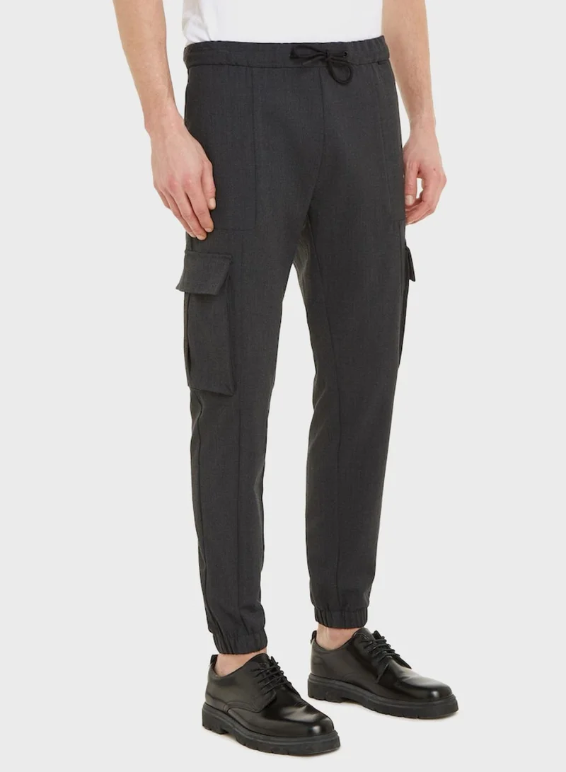 CALVIN KLEIN Drawstring Cargo Sweatpants