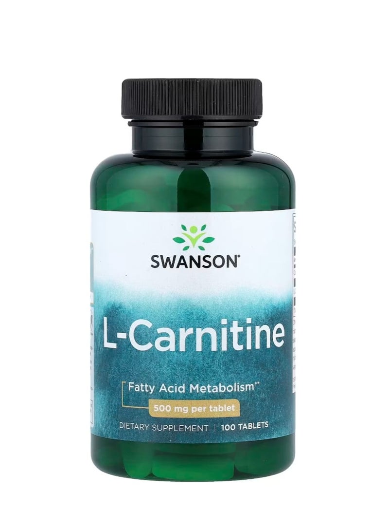 سوانسون إل-كارنيتين 100 قرص - Image 1