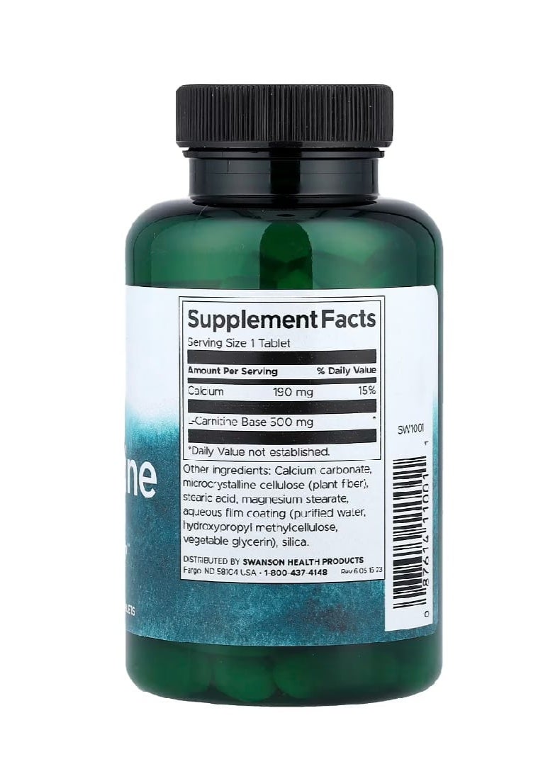 سوانسون إل-كارنيتين 100 قرص - Image 2
