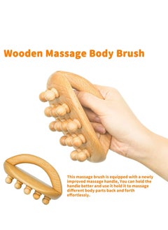 Oasisgalore WoodenTherapy Massage Tool – Cellulite Removal & Pain Relief for Back, Neck, Feet, Shoulders, Thighs.  - Image 4