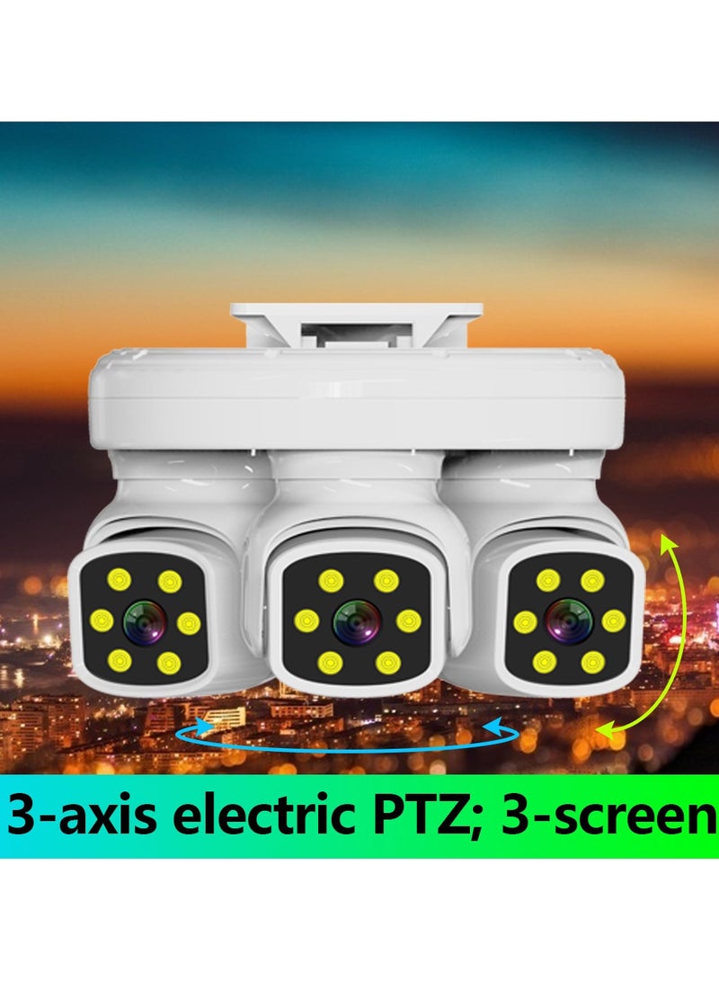 Generic Wifi Security Camera with 3 Channel Camera, 360° View, No Blind Spots, 2.4 GHz Wi-Fi, SD/Cloud Storage, AI/Motion Detection.  - Image 3